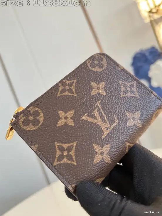 WIS Compact Noa Wallet-11*8.5*1.5CM Louis Vuitton 0706